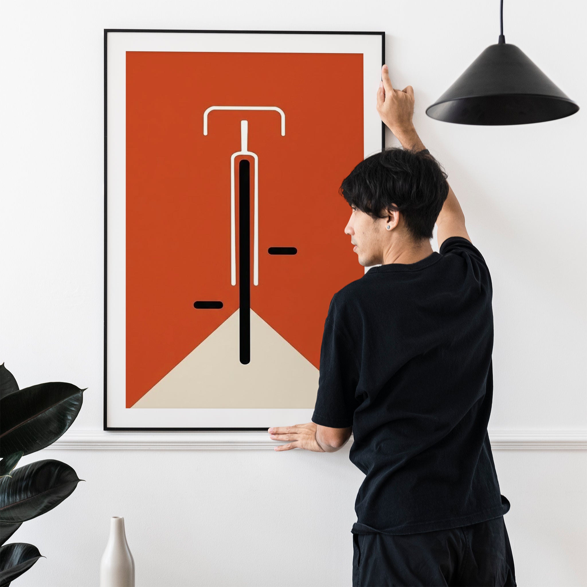 Balance Point — Minimal Graphic Art Poster