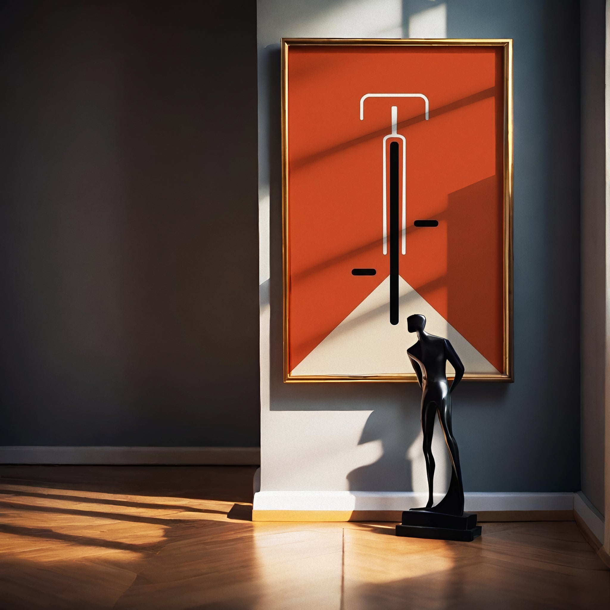 Balance Point — Minimal Graphic Art Poster