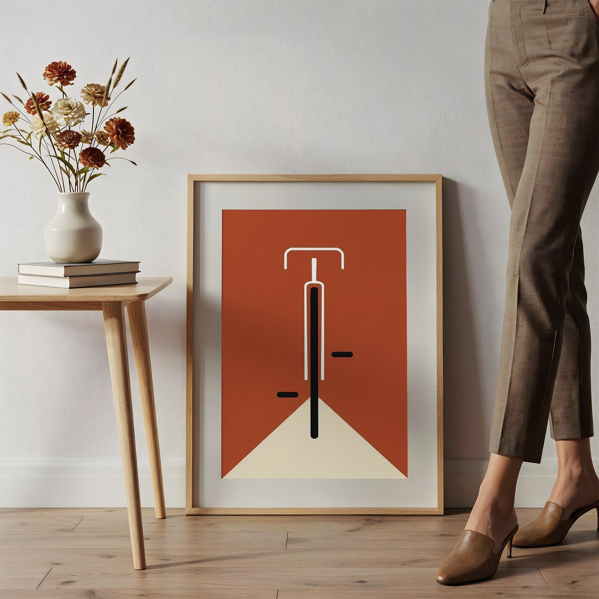 Balance Point — Minimal Graphic Art Poster