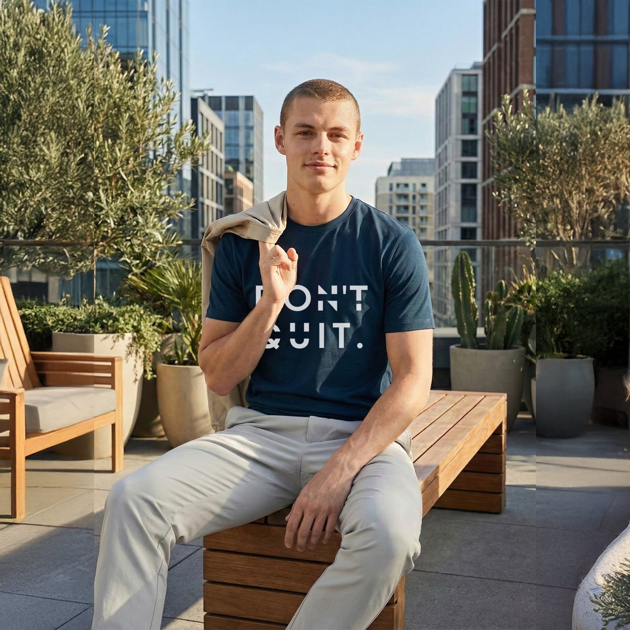 DON’T QUIT. — Minimal Motivation T-Shirt