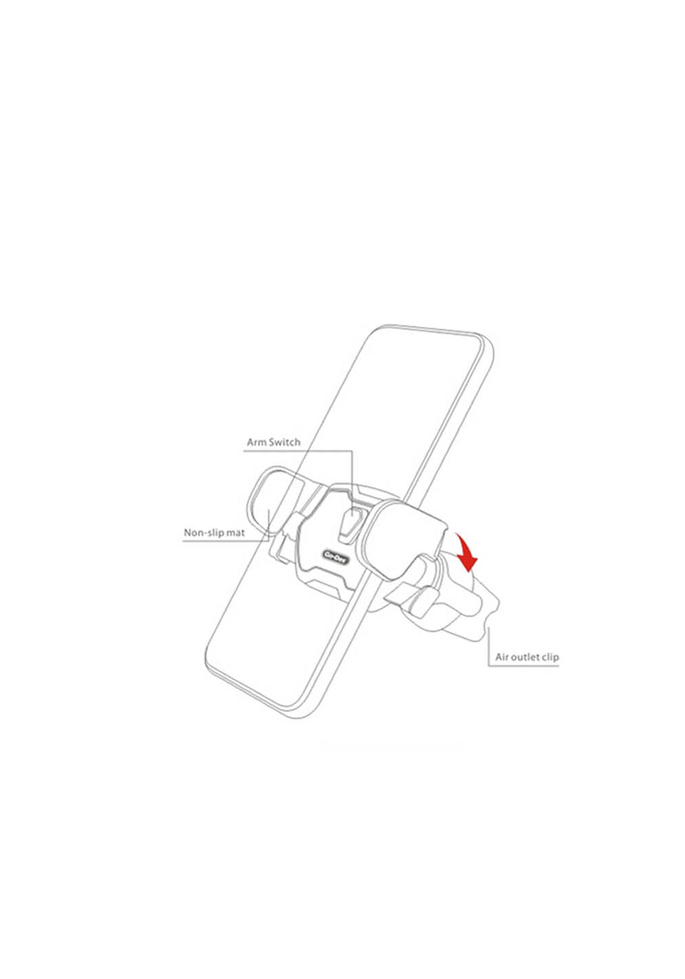 Go Des GD-HD655 Araç Telefon Tutucu