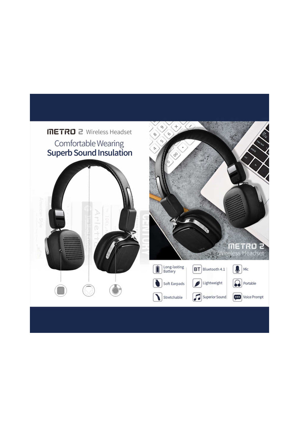 Wiwu Metro 2 Bluetooth Kulaklık