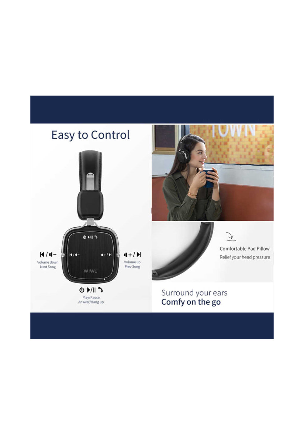 Wiwu Metro 2 Bluetooth Kulaklık
