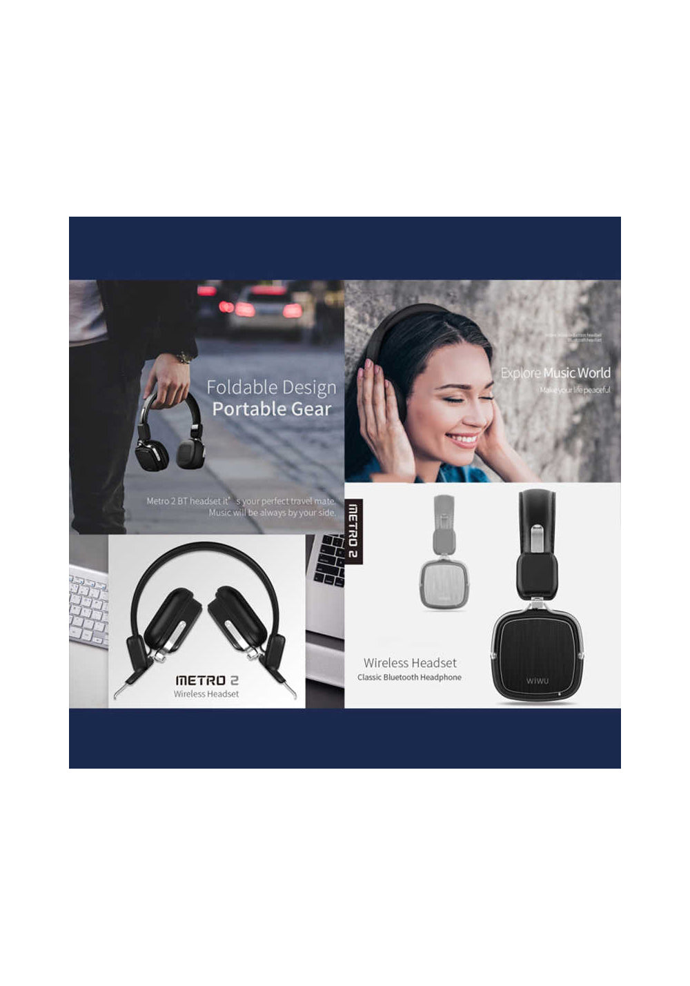 Wiwu Metro 2 Bluetooth Kulaklık