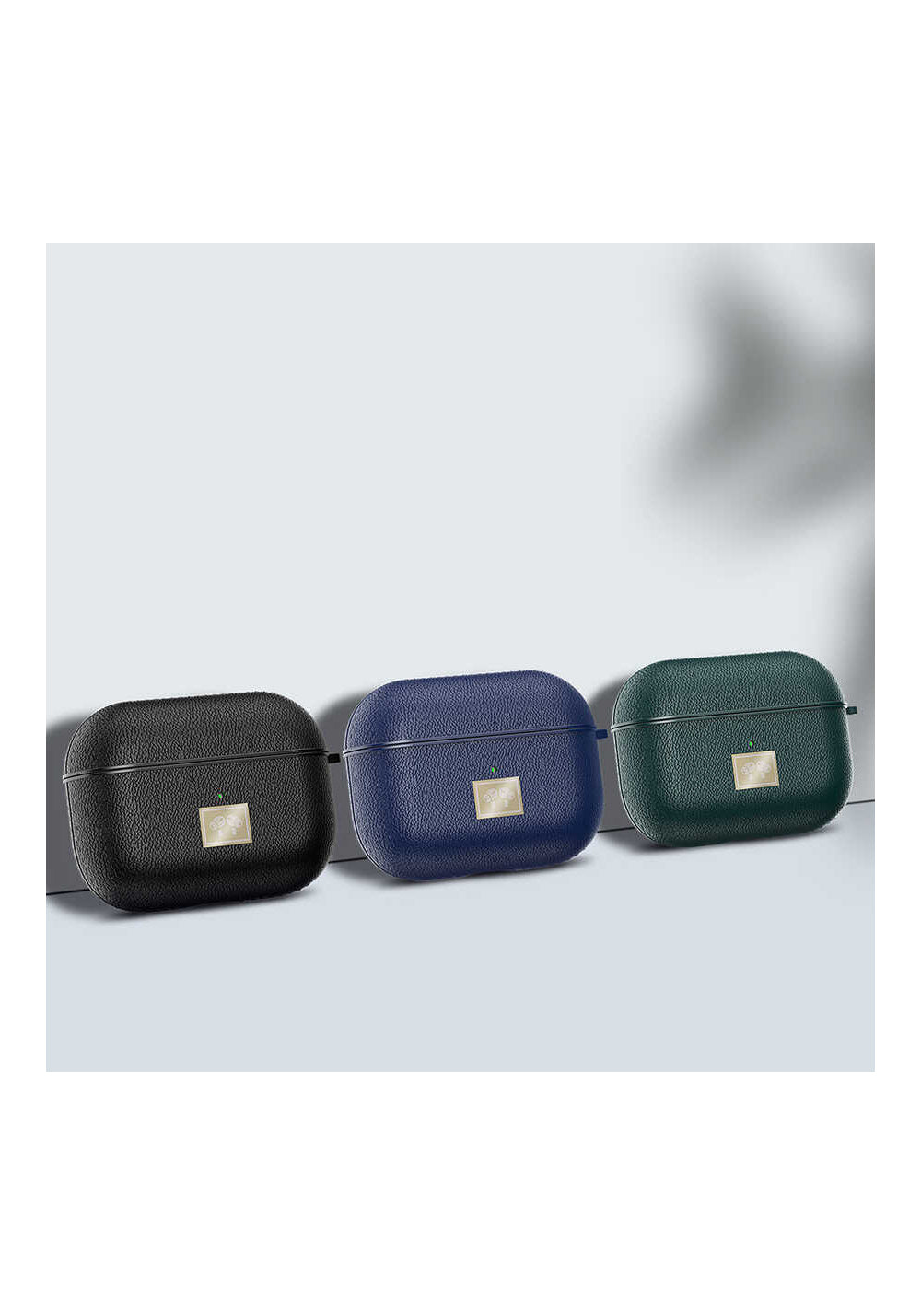 Wlons Airpods Pro Deri Görünümlü Askı Aparatlı Kılıf