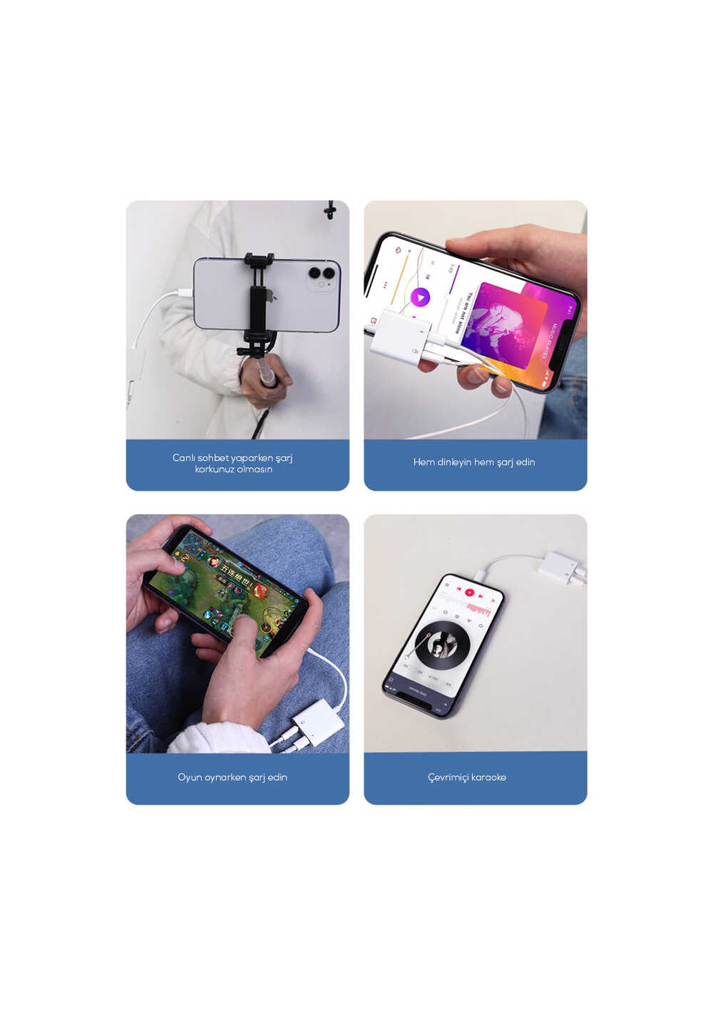 Wiwu LT01 Pro Lightning Ses Adaptörü