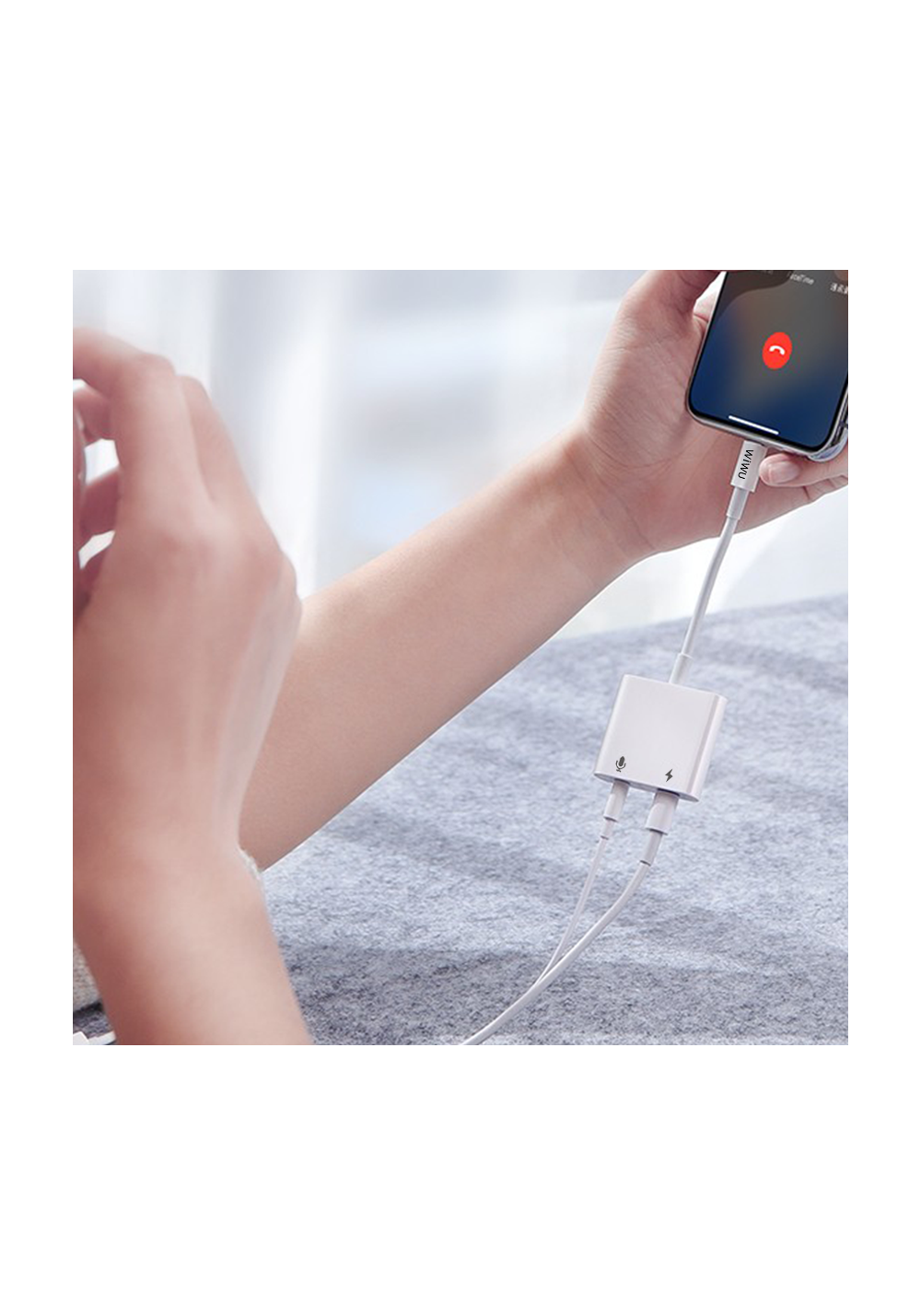 Wiwu LT01 Pro Lightning Ses Adaptörü