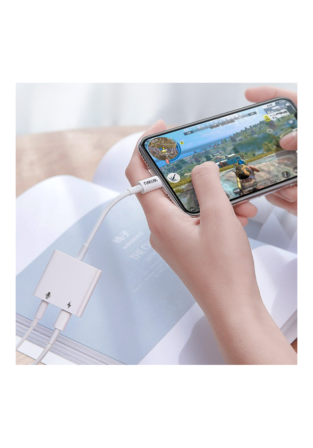 Wiwu LT01 Pro Lightning Ses Adaptörü
