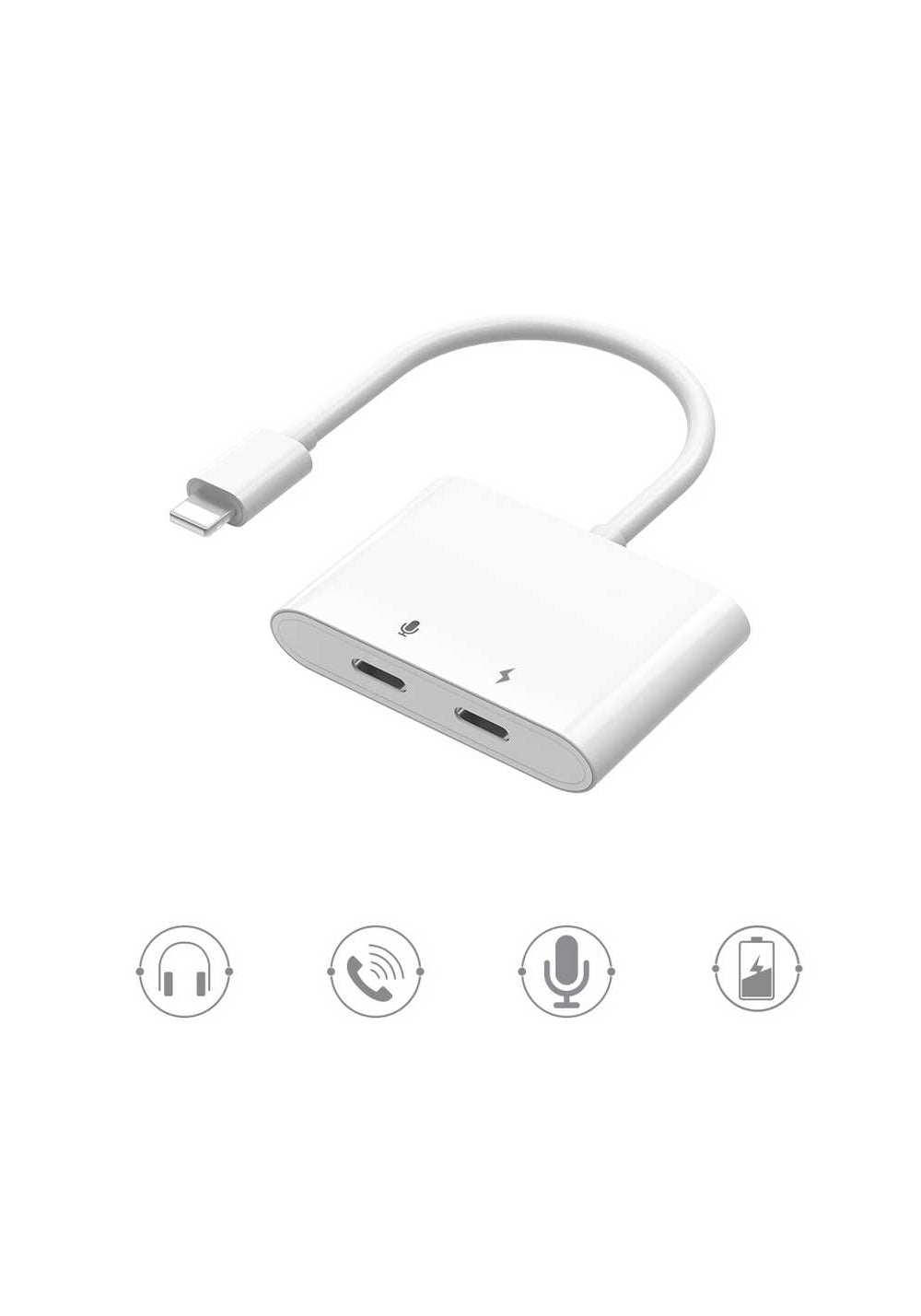 Wiwu LT01 Plus Lightning Ses Adaptörü