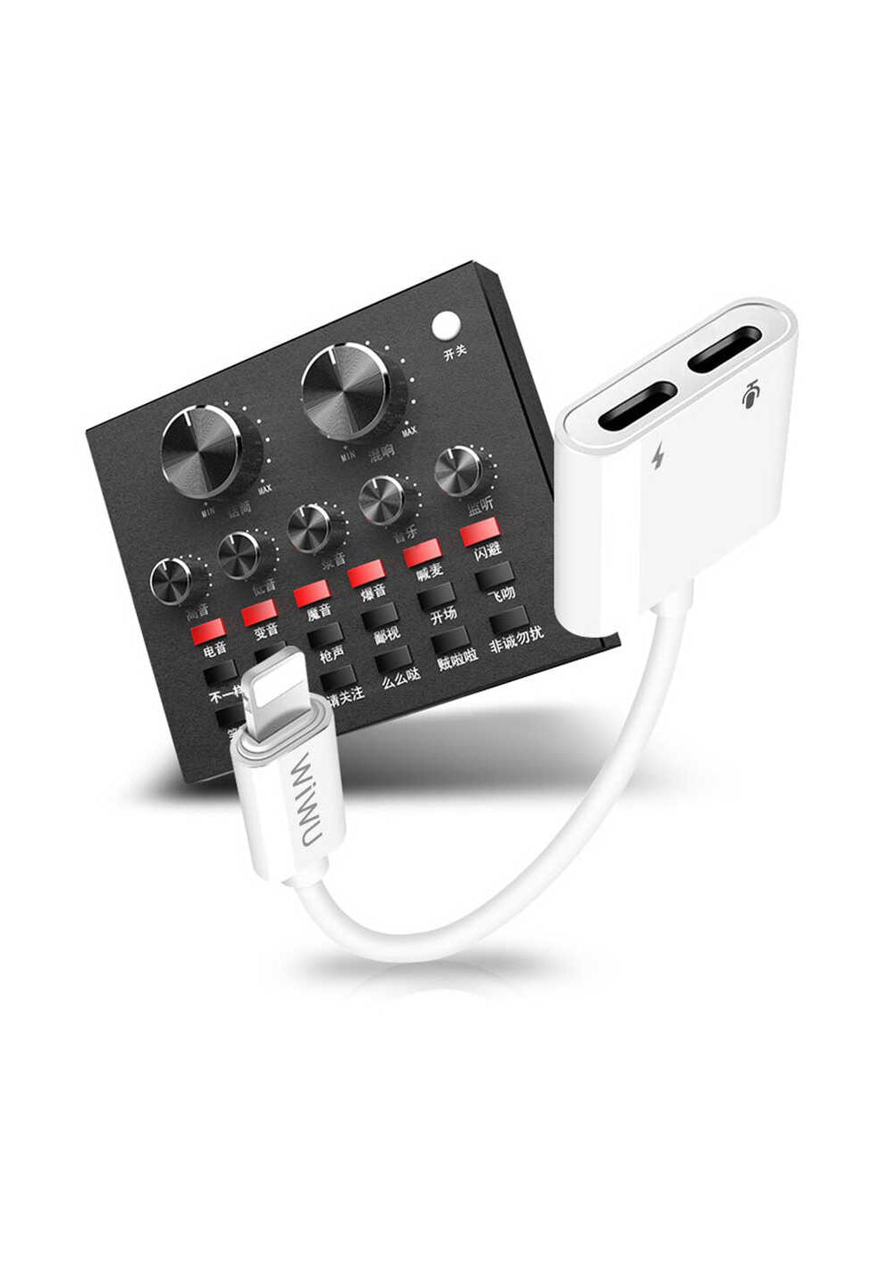 Wiwu LT01 Plus Lightning Ses Adaptörü