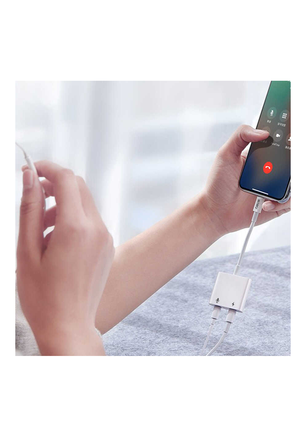 Wiwu LT01 Plus Lightning Ses Adaptörü