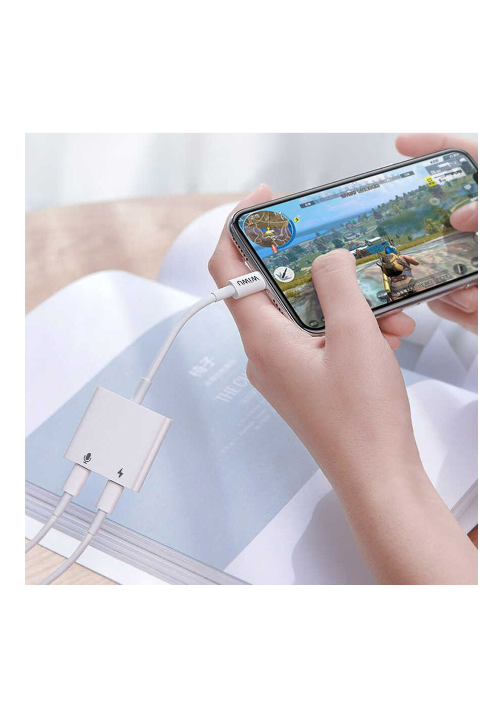 Wiwu LT01 Plus Lightning Ses Adaptörü