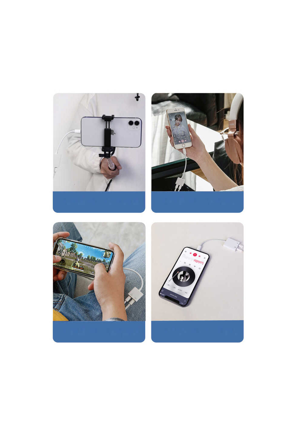 Wiwu LT01 Plus Lightning Ses Adaptörü