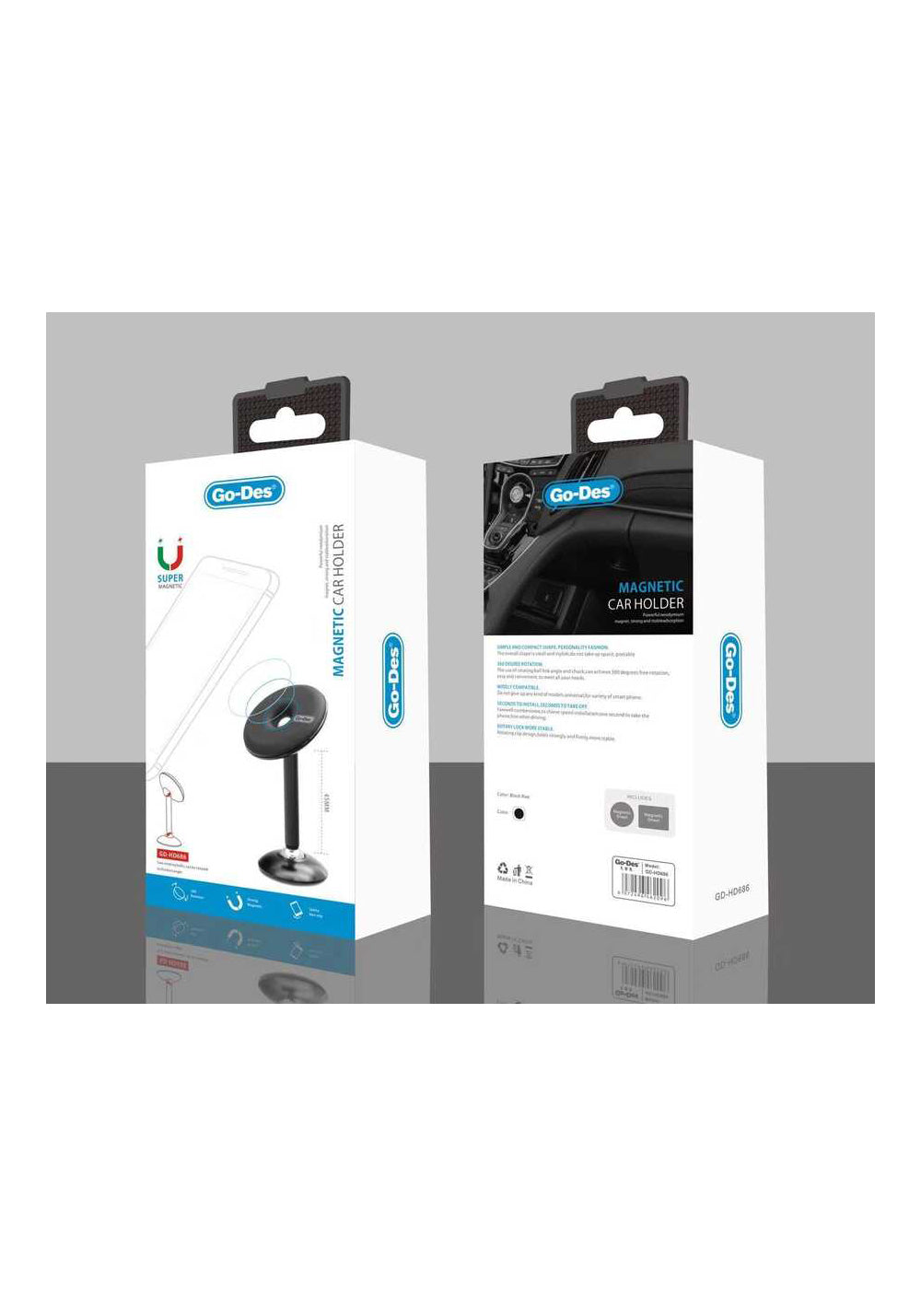 Go Des  GD-HD686 Magnetik Araç Telefon Tutucu