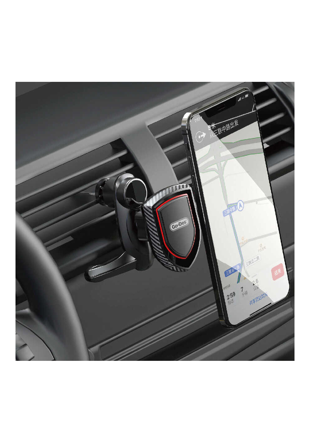 Go Des GD-HD716 2 in 1 Magnetik Araç Telefon Tutucu