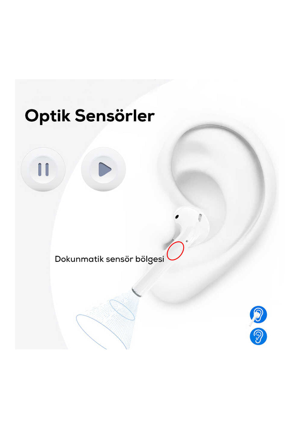 Wiwu Airbuds X Pro Light Sensor Bluetooth Kulaklık