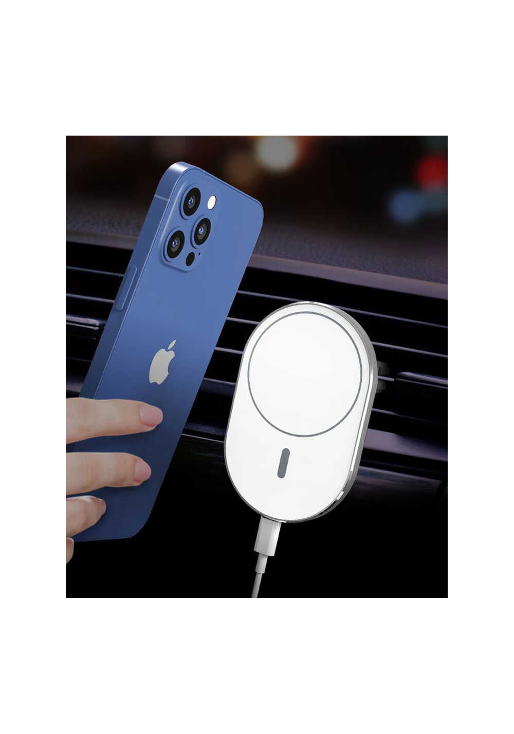 Wiwu CH-306 Magnetic Wireless Charging Car Mount Araç Telefon Tutucu