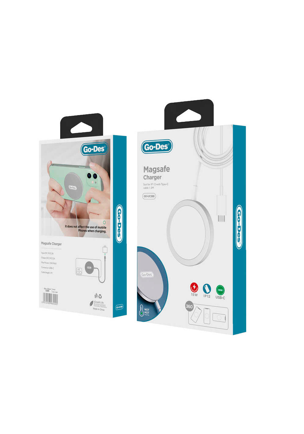 Go Des GD-UC588 M-safe Wireless Şarj