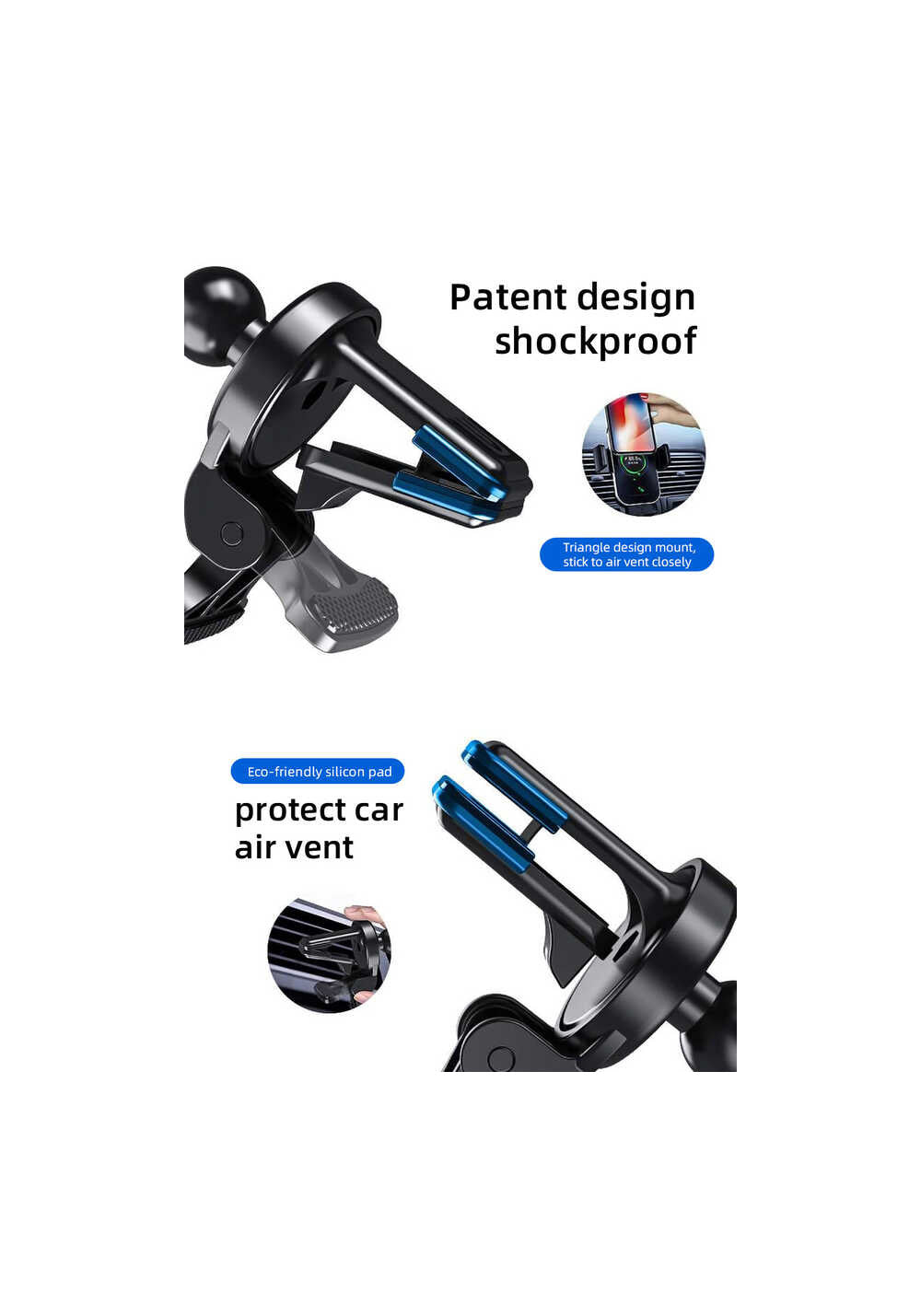 Wiwu CH-307 Liberator Wireless Charging Mount Araç Telefon Tutucu