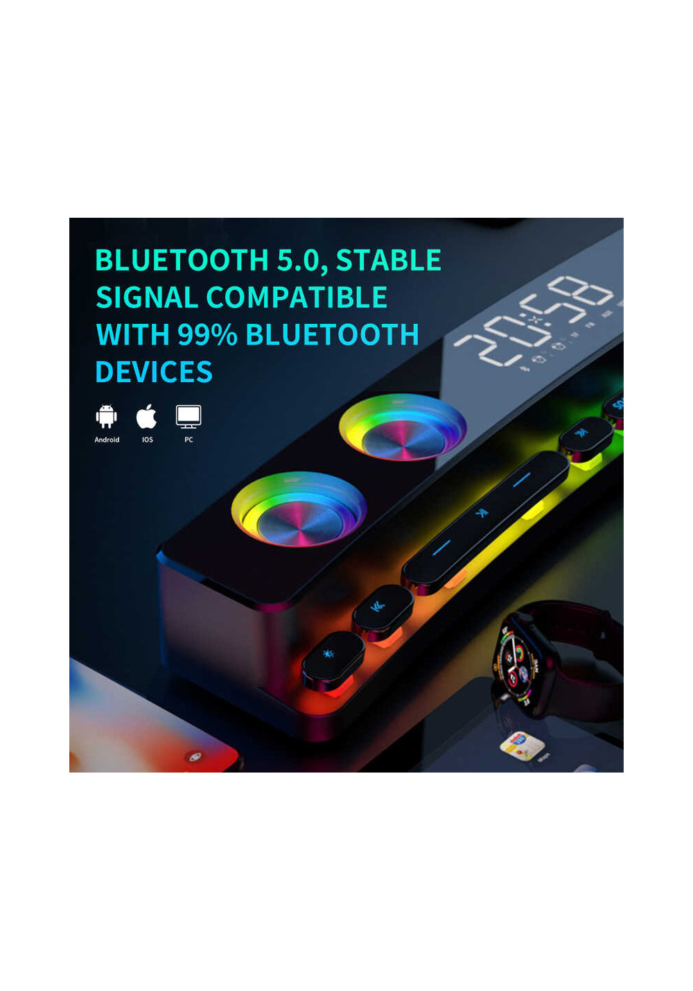 Soaiy SH39 Gaming Bluetooth Hoparlör