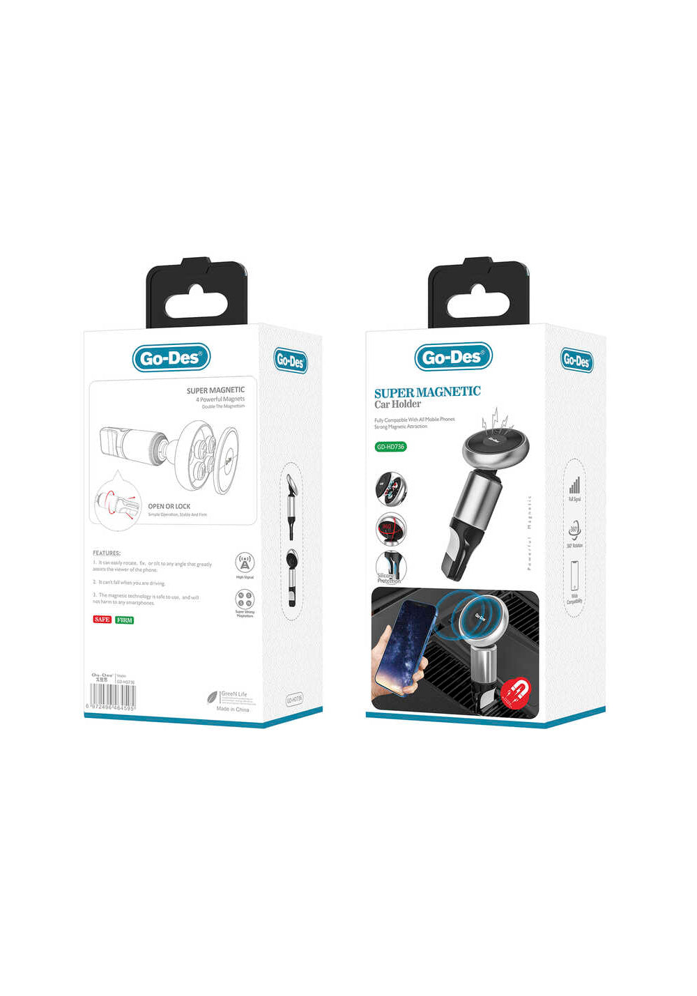 Go Des GD-HD736 Magnetik Araç Telefon Tutucu