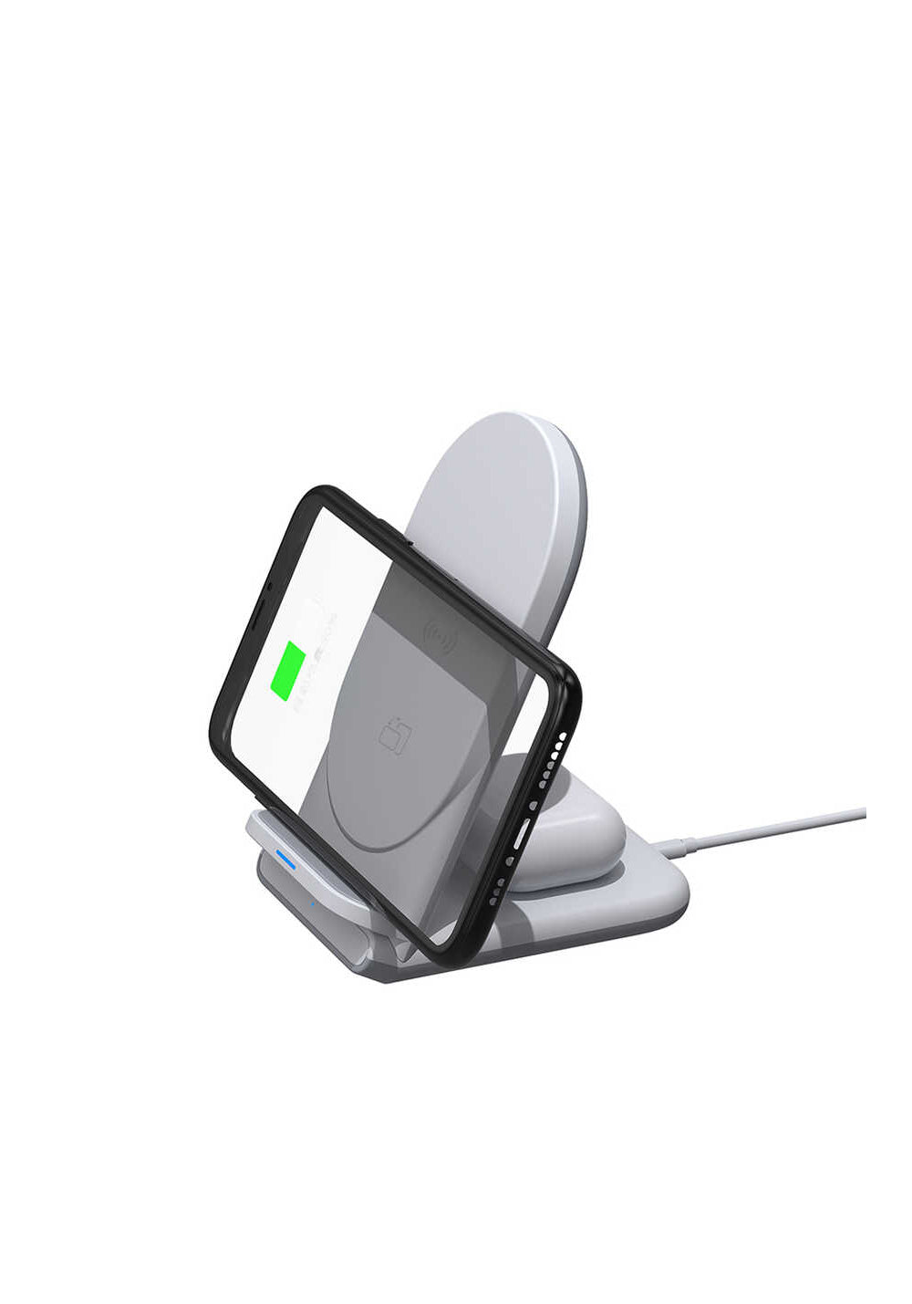 Wiwu Power Air 2 in 1 Kablosuz Şarj Standı