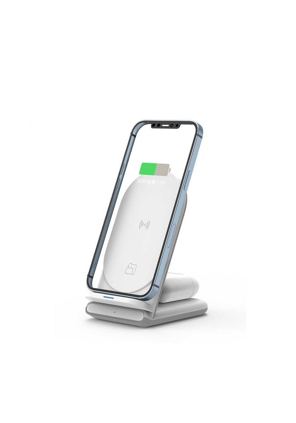 Wiwu Power Air 2 in 1 Kablosuz Şarj Standı