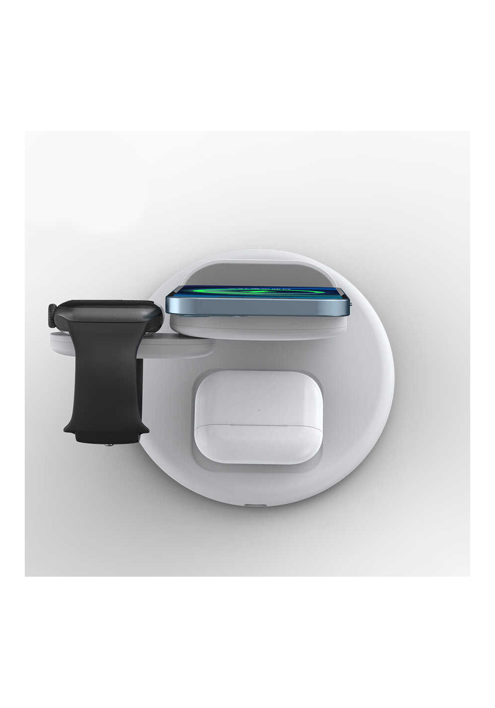 Wiwu Power Air 3 in 1 Kablosuz Şarj Standı