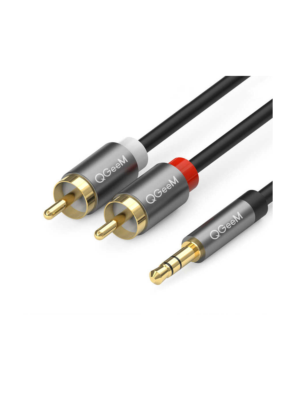 Qgeem QG-AU09 3.5mm To RCA Aux Audio Kablo 5M