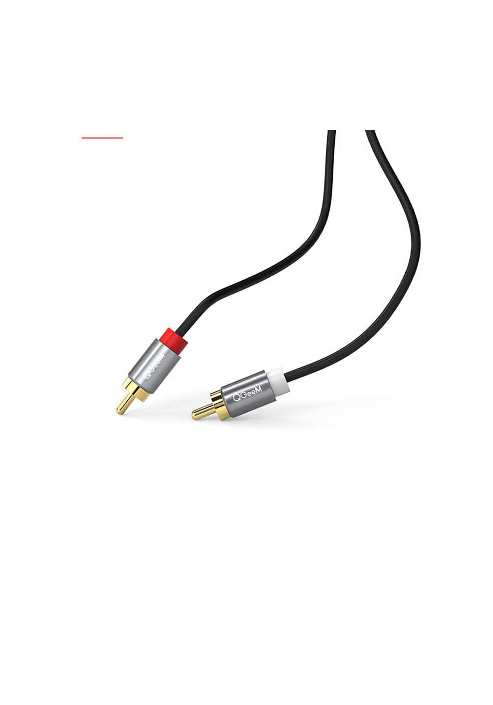 Qgeem QG-AU09 3.5mm To RCA Aux Audio Kablo 5M