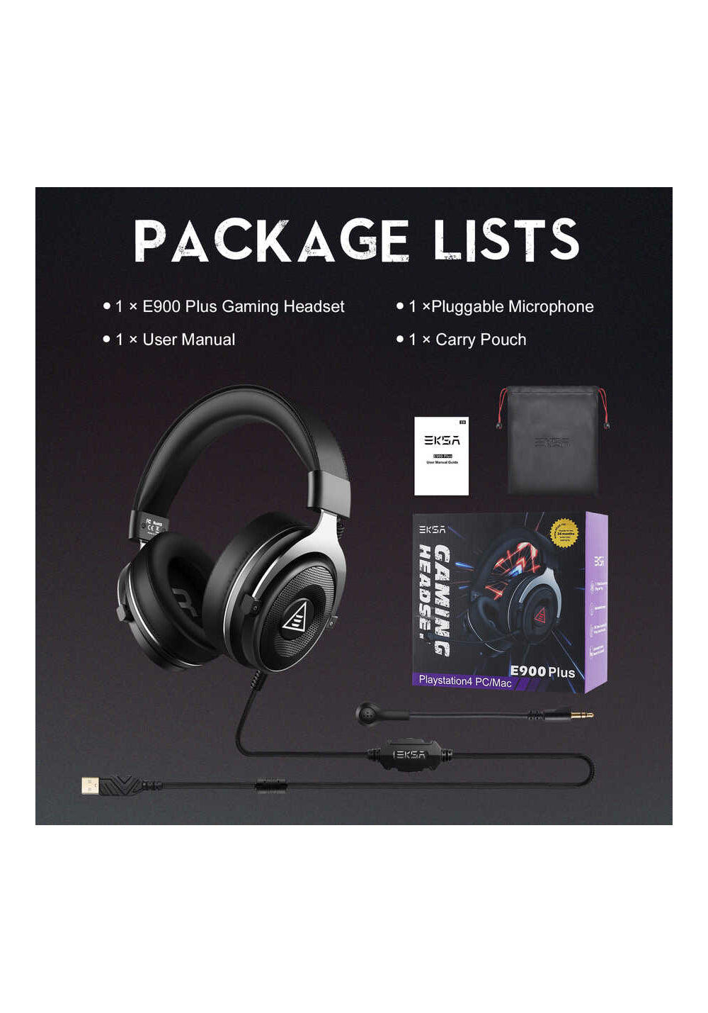 Eksa E900 Plus Usb Kulaklık