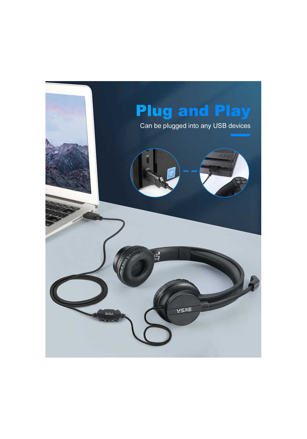 Eksa H12E Usb Kulaklık