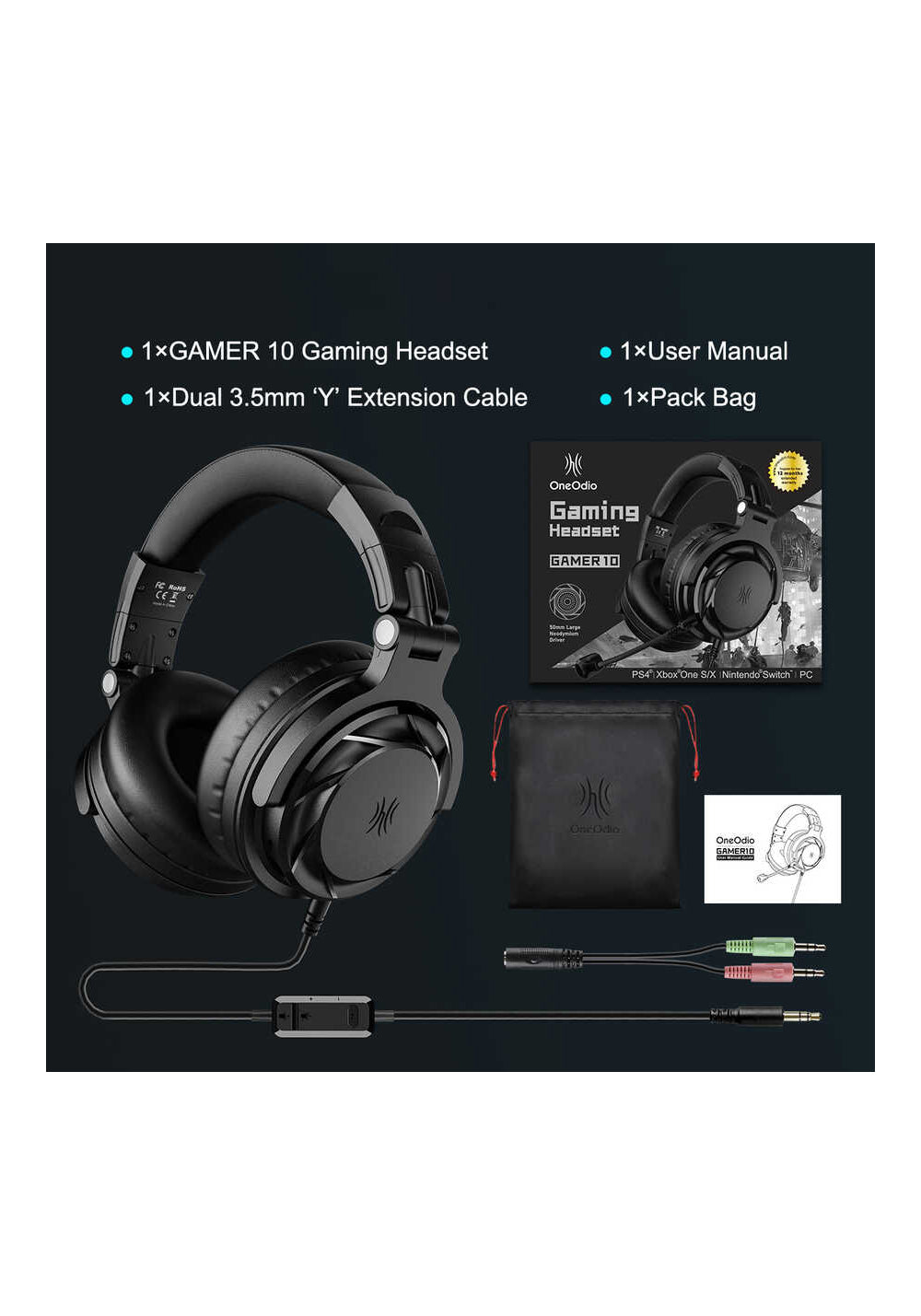 Oneodio Pro GD 3.5mm Kulaklık