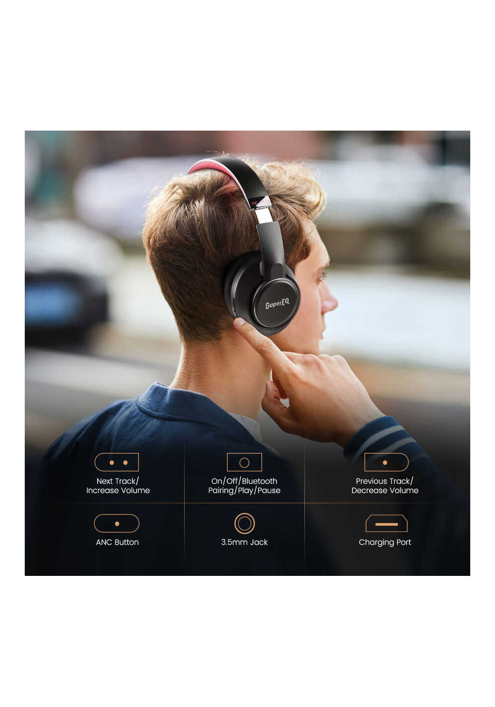 Oneodio S1 Bluetooth Kulaklık
