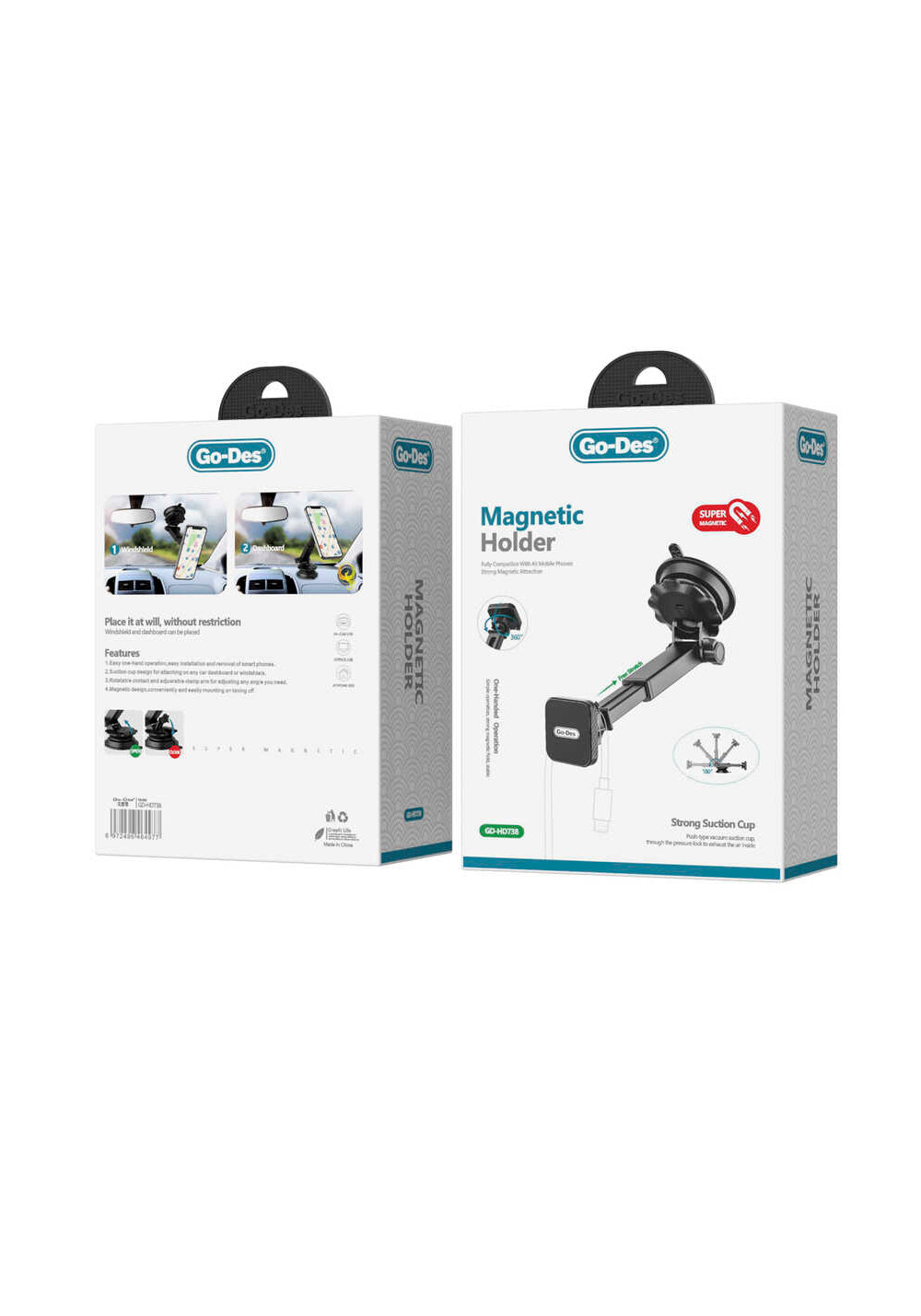 Go Des GD-HD738 Magnetik Araç Telefon Tutucu