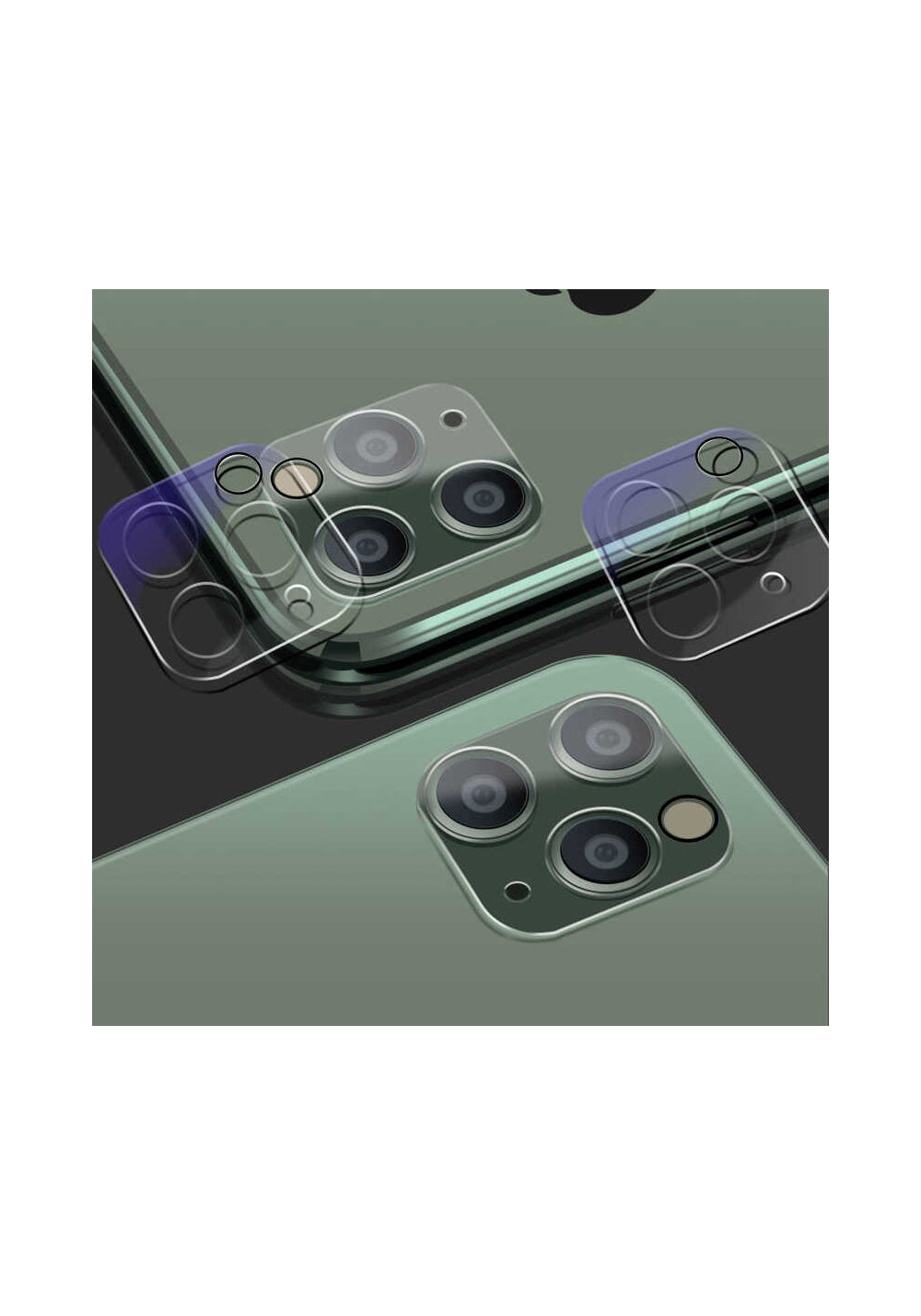 Go Des iPhone 13 Pro Max Lens Shield Kamera Lens Koruyucu