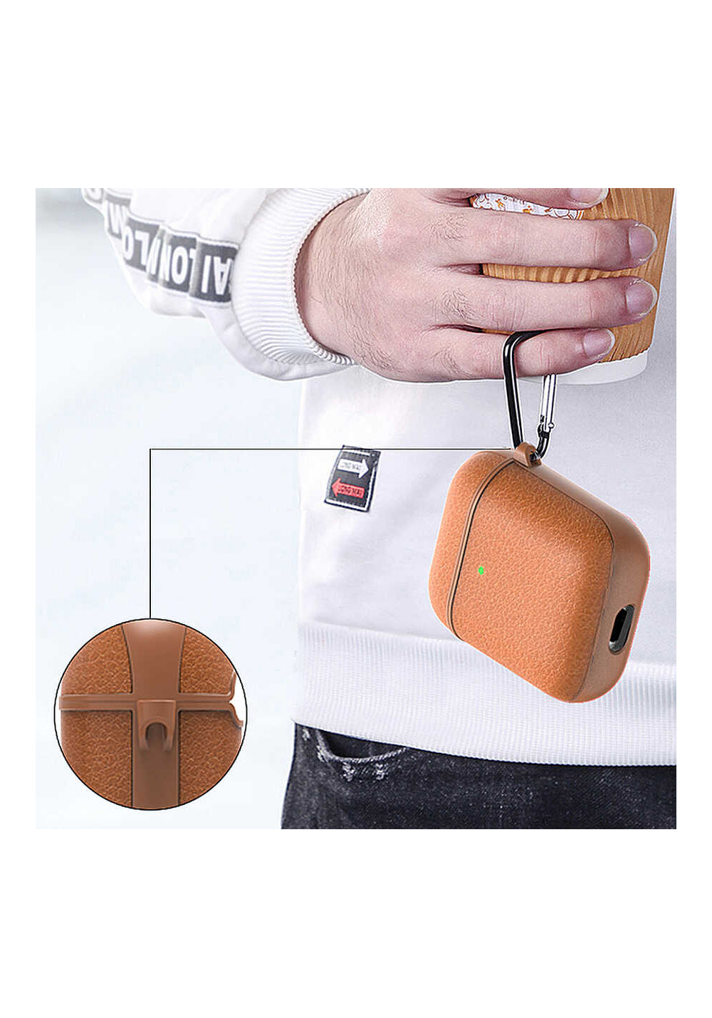 Wiwu Airpods Pro Calfskin Kılıf