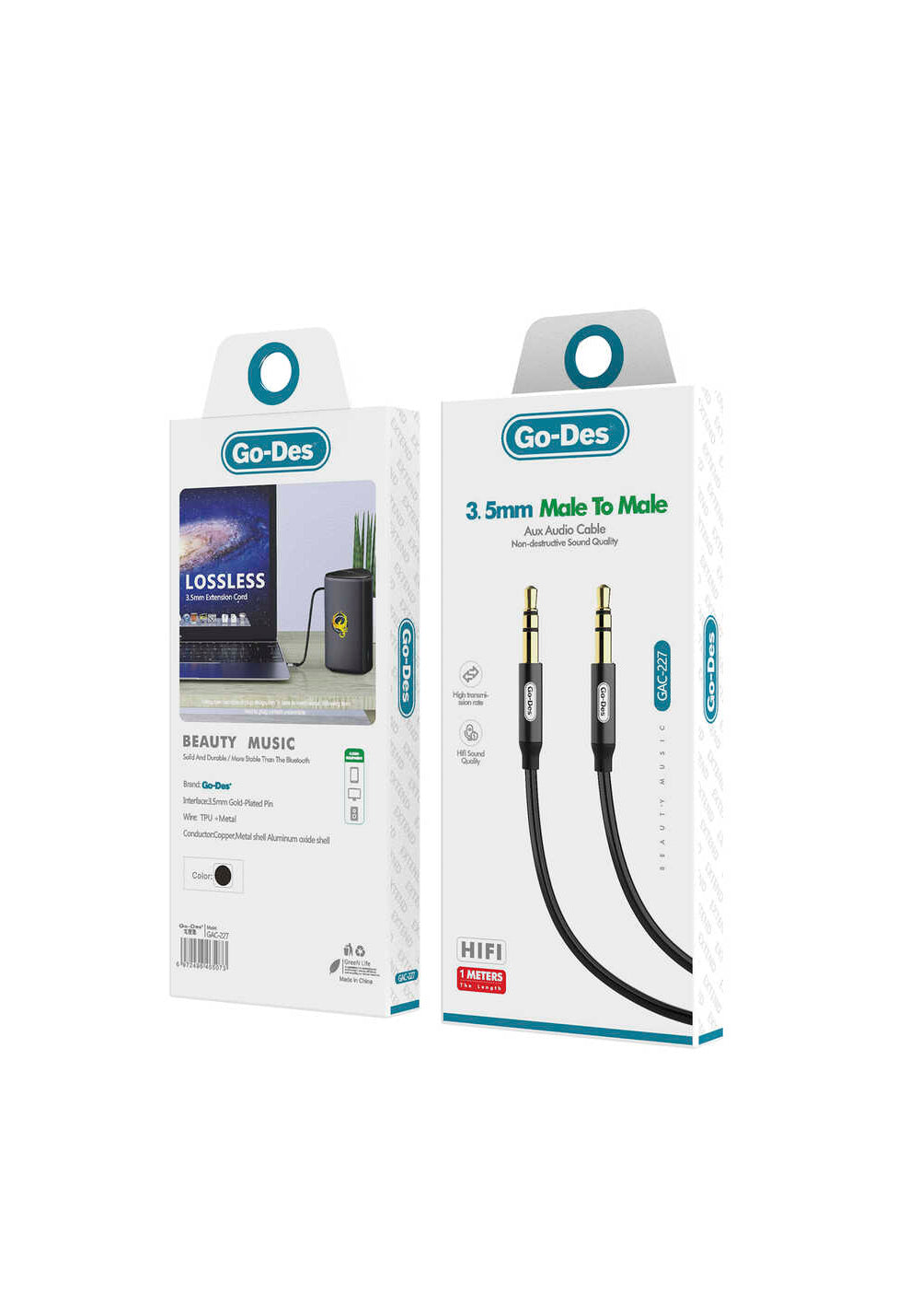 Go Des GAC-227 Aux Audio Kablo