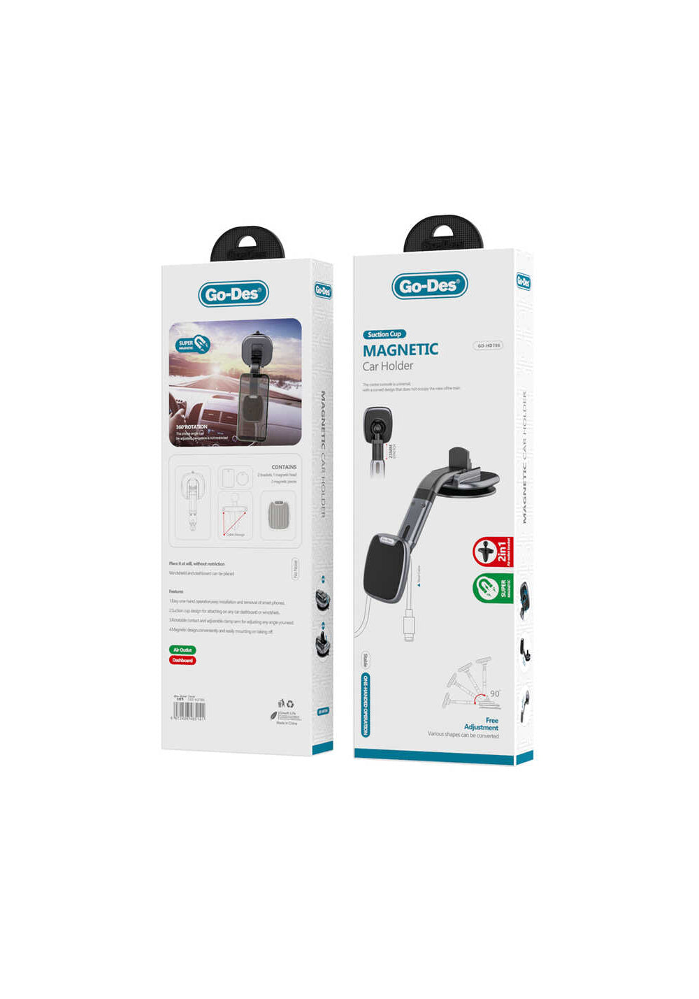 Go Des GD-HD786 Magnetic Araç Telefon Tutucu