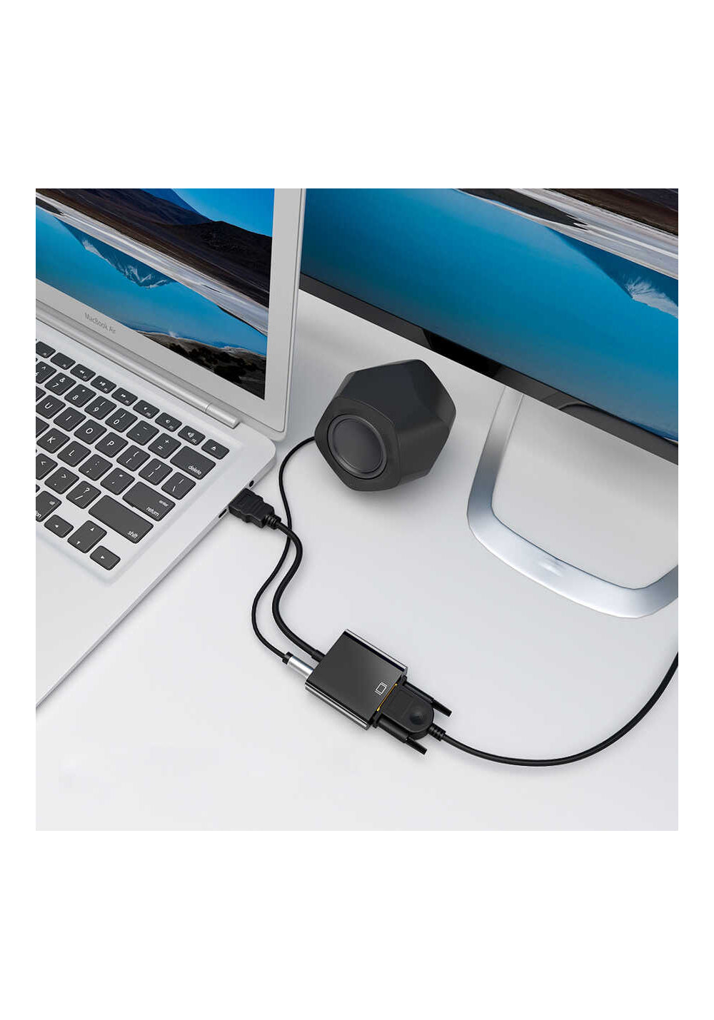 Qgeem QG-HD08 HDMI To VGA Dönüştürücü