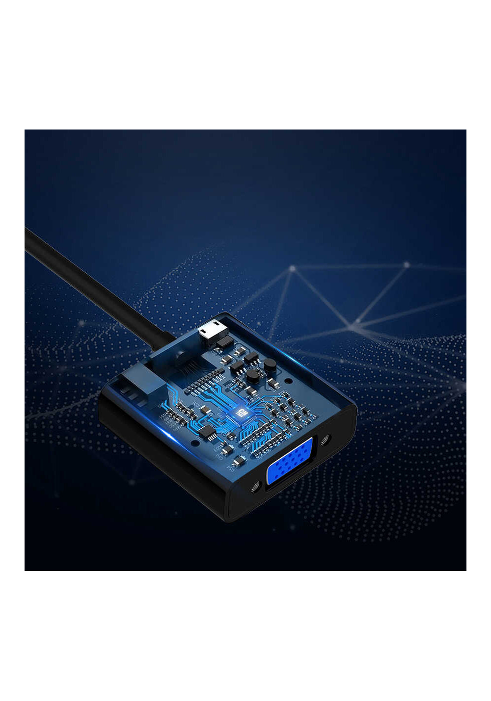 Qgeem QG-HD08 HDMI To VGA Dönüştürücü