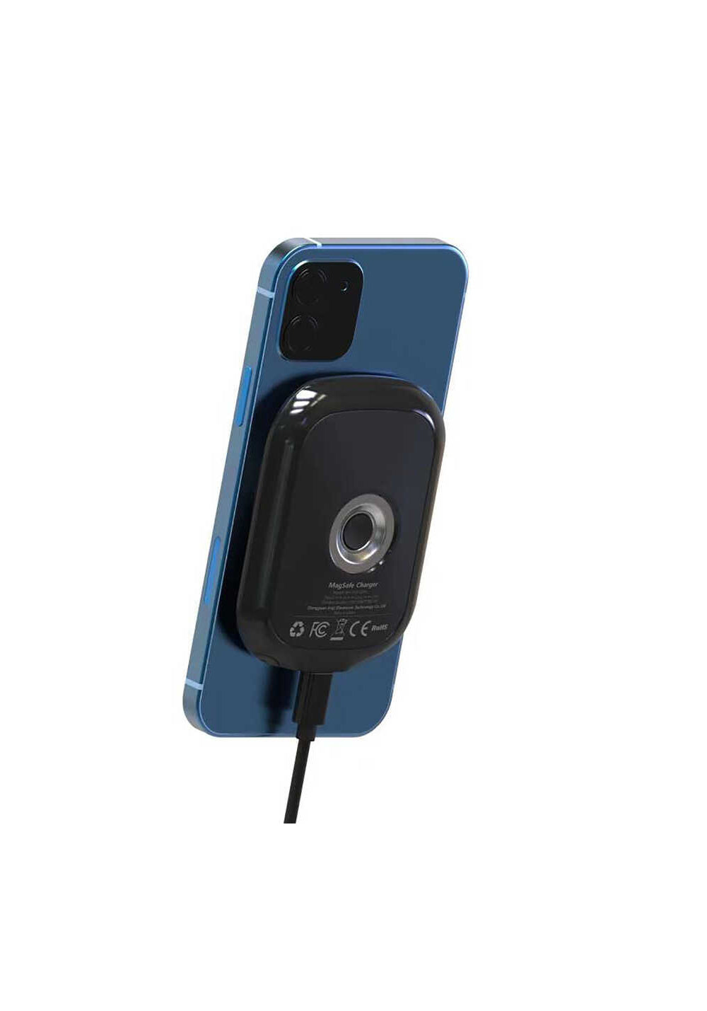 Vokamo WRL-01 Mıknatıslı Kablosuz Şarj Araç Telefon Tutucu