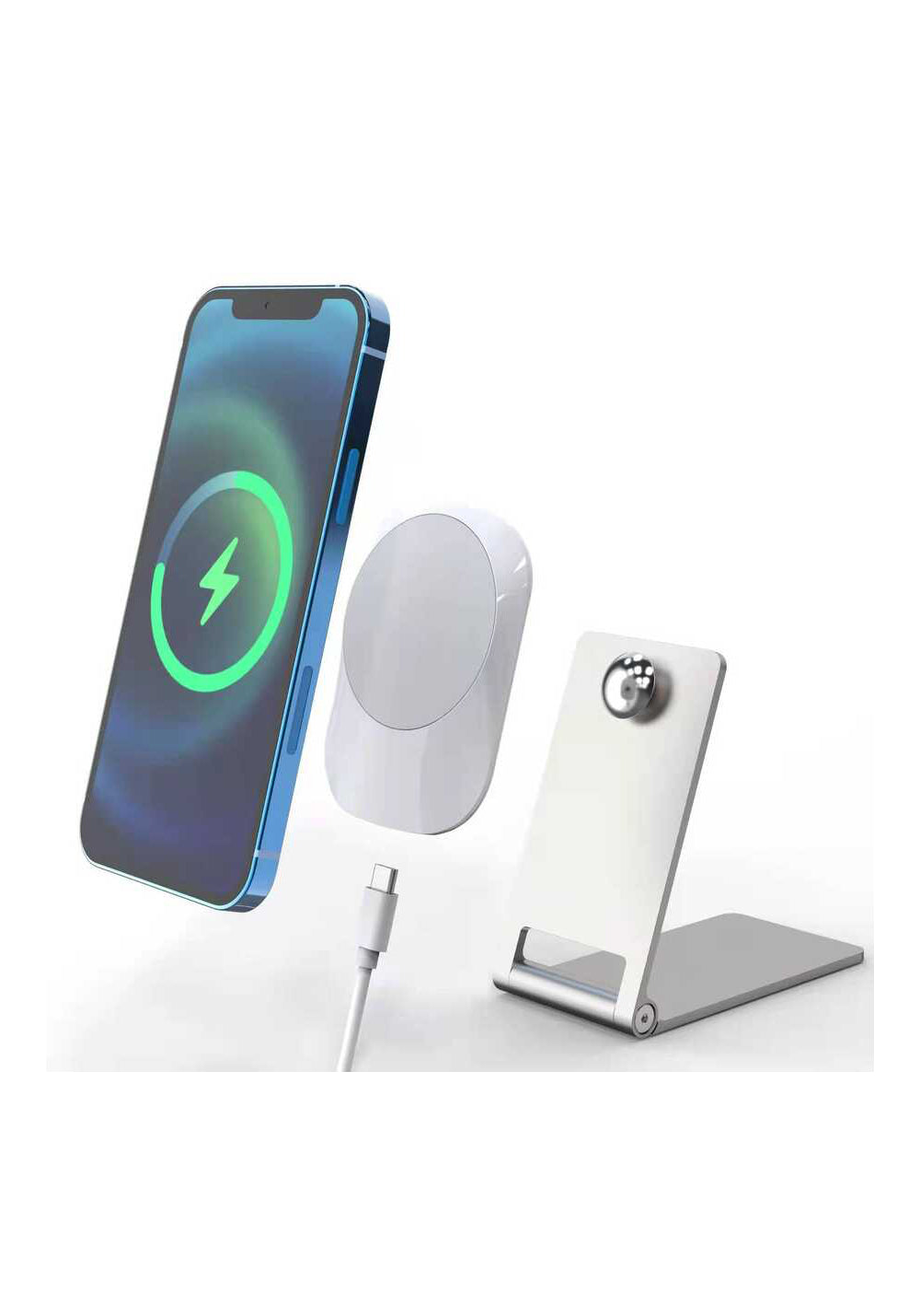 Vokamo WRL-01 Mıknatıslı Kablosuz Şarj Araç Telefon Tutucu