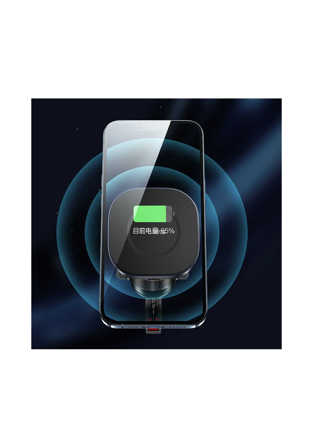 Benks CZ02 Pro Wireless Şarjlı Araç Telefon Tutucu