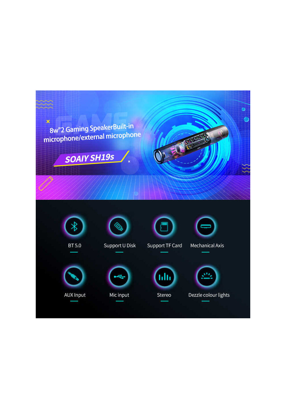 Soaiy SH19S Bluetooth Hoparlör