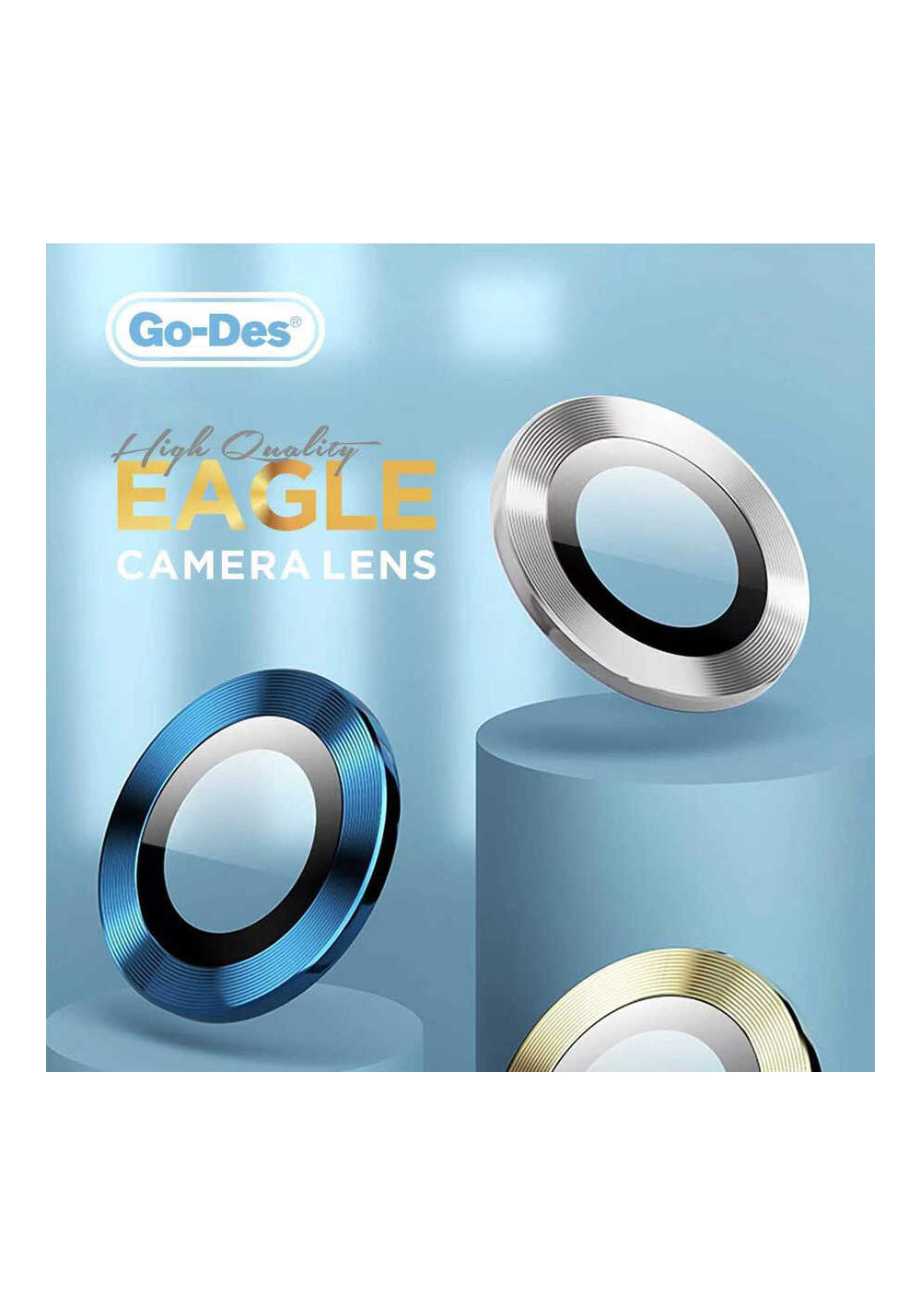 Go Des iPhone 13 Mini Eagle Kamera Lens Koruyucu