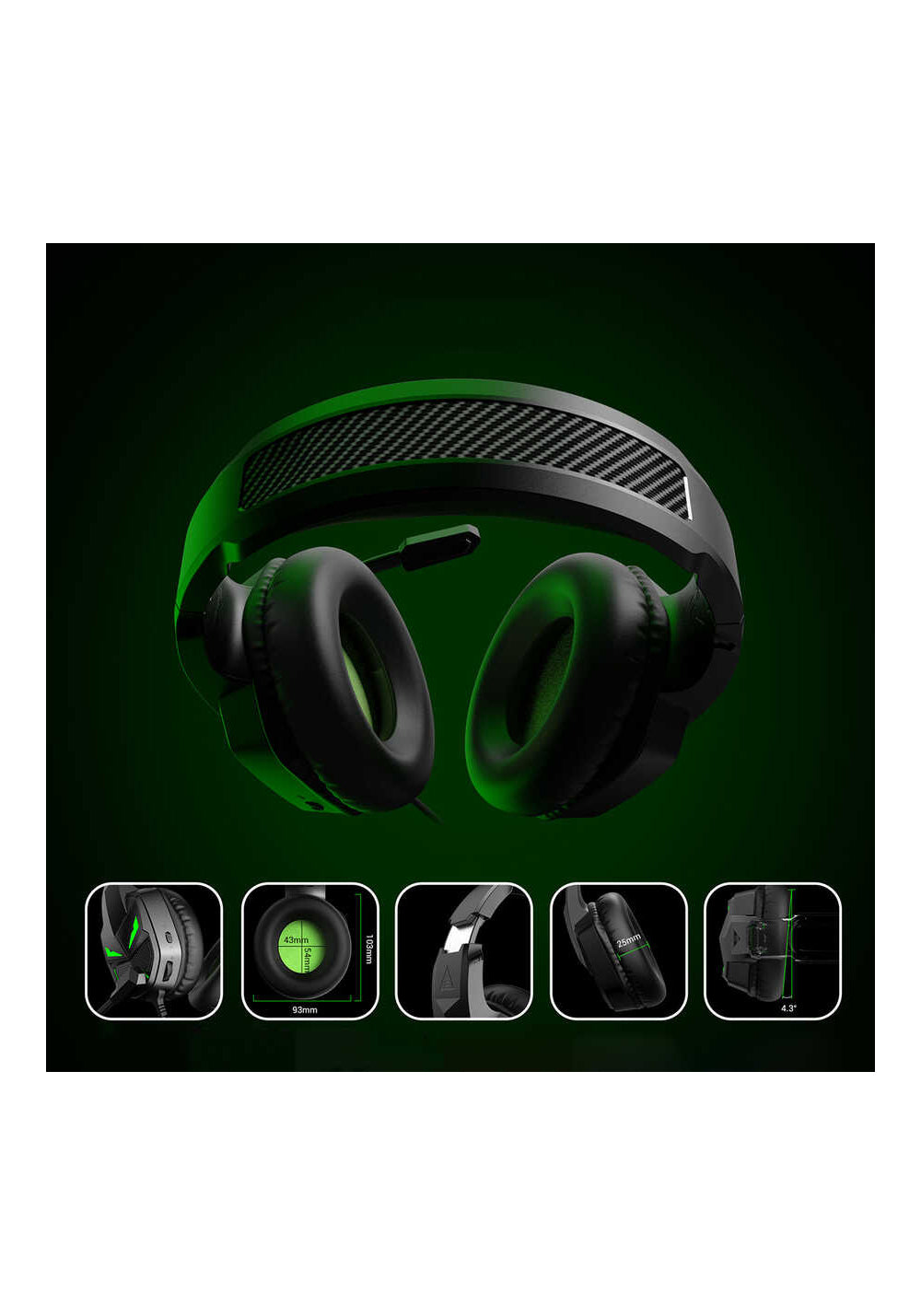 Eksa E7000 3.5mm Oyuncu Kulaklığı
