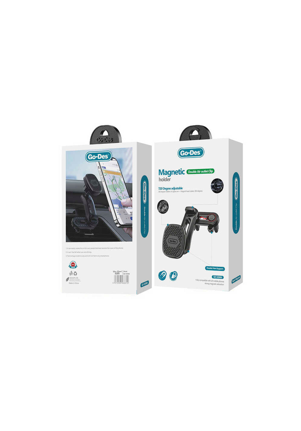 Go Des  GD-HD886 Magnetik Araç Telefon Tutucu