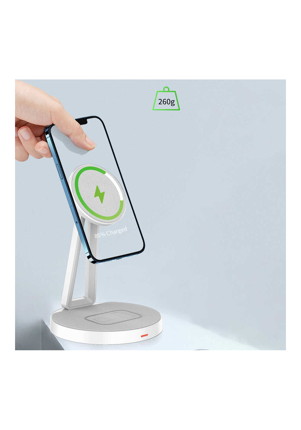 Wiwu M13 2 in 1 Standlı Kablosuz Şarj İstasyonu