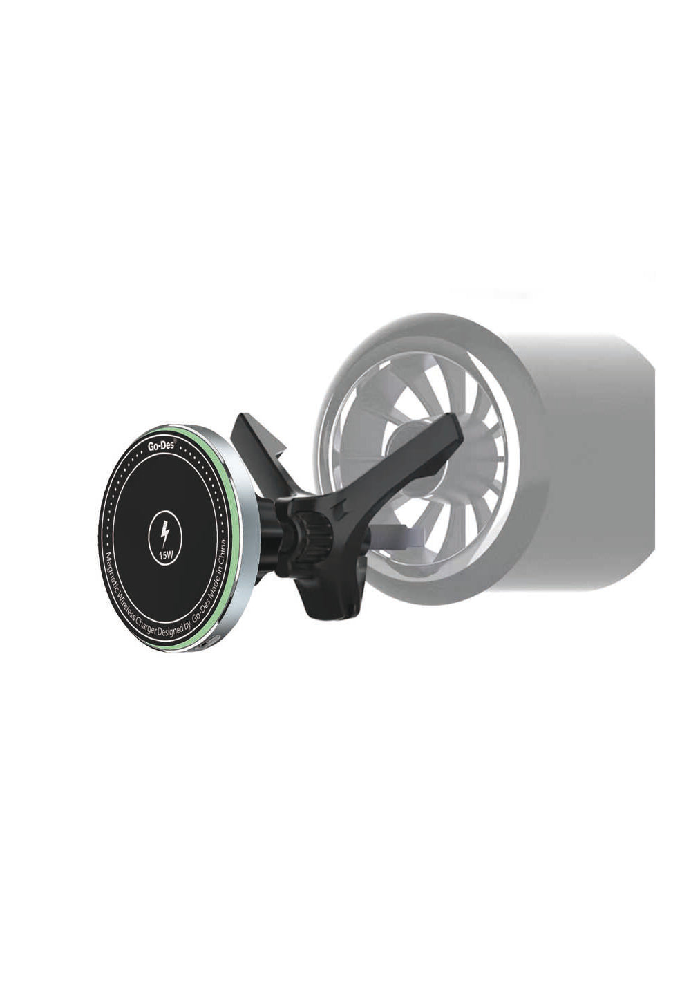 Go Des GD-WL289 Magnetik Wireless Kablosuz Şarjlı 2 in 1 Araç İçi Telefon Tutucu